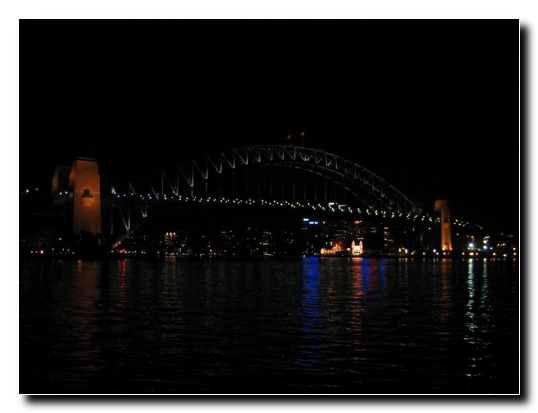 06 Harbour Bridge bei Nacht